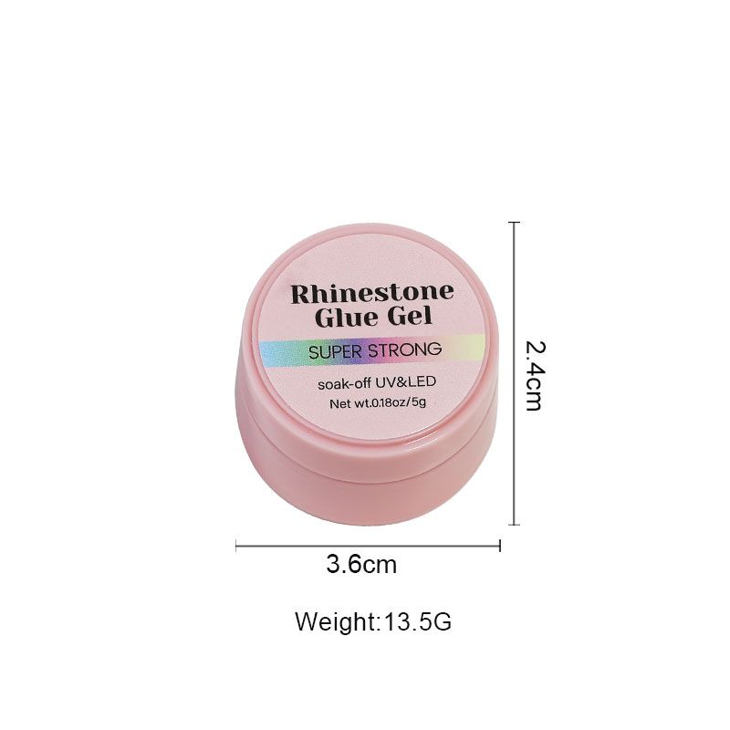 Arte Clavo Strong Glue Nail Art Gel Rhinestones Decorations No Wipe Jewelry For Rhinestone Crystal DIY Manicure Nail Art Tools_viptrois.com