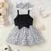 Kids’ Clothing Baby Girl Sling Print Dress_viptrois.com