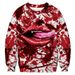 Funny Horror Digital 3D Printed Men's Crew Neck Sweater_viptrois.com