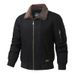 Men’s Heavyweight Fleece-Lined Jacket – Winter-Ready Cotton Shell With Faux Fur Collar (M-5XL, Black/Army Green/Khaki)_viptrois.com