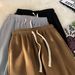 Men's Clothing Waffle Shorts Summer Thin New Loose Casual Sports Trendy Beach Five Point Pants_viptrois.com