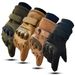 Tactical gloves Winter combat tactics padded long finger gloves for men outdoor mountain climbing non-slip soft shell long finger gloves_viptrois.com