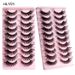 Beauty & Health 10 Pairs Of Thick False Eyelashes Simulation Style Daily Makeup Wear Eyelashes Spot_viptrois.com