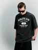 Relaxed Heavyweight Washed Sports Club Cotton T-Shirt Men's Casual Streetwear Tee_viptrois.com