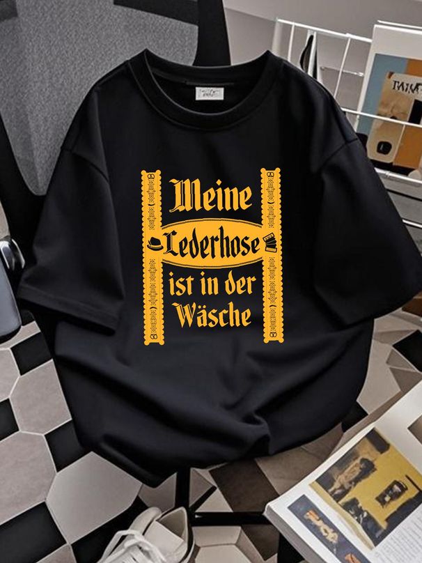 NEW LIMITED My Lederhosen Is In The Wash Funny Oktoberfest Costume T-Shirt Breathable Unisex Versatile Designer Clothes Slightly Comfortable_viptrois.com