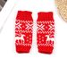 Unisex Christmas gloves Knitted acrylic warm sleeve Snowflake deer festival short gloves wool gloves_viptrois.com