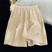 Vintage-Inspired Solid Color Shorts – High-Stretch Summer Casual Cargo Shorts For Men (M-5xl, Light Grey/Black/Beige)_viptrois.com