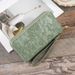 Wallet Card Cases Double Pull Wallet For Women, Embossed Elegant Fashion High End Coin Purse With Multiple Card Slots, Double Layer Clutch Bag_viptrois.com