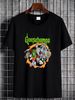 Retro Goosebumps Halloween T Shirt Horror Movie Scary Soft Graphic Homme Summer Comfortable Versatile Stylish Streetwear Designer Clothes Fashion_viptrois.com