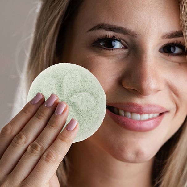 5 PCS Facial Skin Scrubber Sponge Face Sponges For Cleansing_viptrois.com