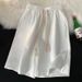 Men's Clothing Solid Color Waffle Shorts For Men And Women Summer Home Loose Fit Casual Pants Thin Outer Wear_viptrois.com