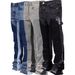 Men's Clothing Men's Denim Overalls Fashion Ins Overalls Elastic Patch Denim Layered Flared Pants_viptrois.com