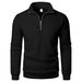 Men's Half Zip Stand Collar Sweatshirt - Casual Pullover Long Sleeve Top, Soft & Breathable, Loose Fit For Comfort_viptrois.com