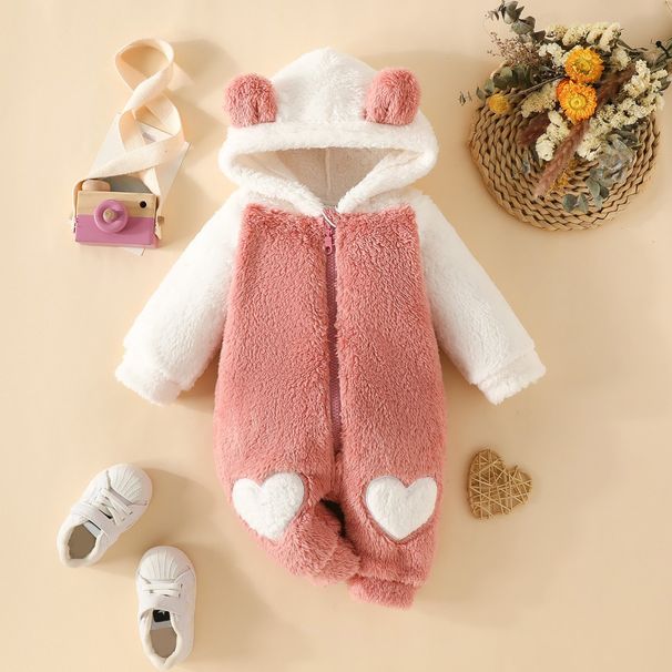 Baby clothing new baby long sleeves long legs crawling suit big flowers colour blocking baby girl button down paragraph baby casual clothes_viptrois.com