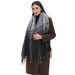 Unisex Bib cross border seasonal floral gradient fringed scarf_viptrois.com