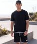 Summer Men's Sports Casual T-Shirt And Shorts Set Style Handsome 2 Piece Set Waffle Pattern_viptrois.com