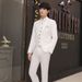 New Two-piece Suit For Men, British Gentlemen, Hairstylist, Suit, Groom, Wedding Dress, Formal Attire_viptrois.com