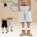 Men's Clothing Men's Pure Cotton Cargo Shorts Casual High Waist Trendy Cool Five Point Pants Summer Thin For Formal & Casual_viptrois.com