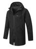Men's Slim-Fit Trench Coat – Lightweight Polyester Jacket With Hood For Business Casual_viptrois.com