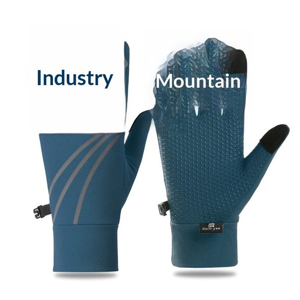 Pulse Running Gloves For Women Men, Autumn And Winter Outdoor Hiking, Warm Mountaineering, Driving, Touchscreen, Waterproof,_viptrois.com