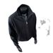 Grey American Half Zipper Sand Up Collar Hoodie For Men, Spring Auumn Fashion Brand, High-End And Cool Clean Fi_viptrois.com