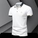 2025d Polo Short Men's 2025 Summer Trendy Brand Turn-down Collar Base T-Shirt Half Sleeve Shirt_viptrois.com