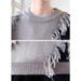"Men's Distressed Knit Sweater – Ripped & Frayed Edge Design, Color Block Pullover, Oversized Winter Casual Wear"_viptrois.com