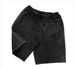 Men's Clothing Trendy Brand HCW Embroidered Denim Shorts Men's High Street Fashion Casual Versatile Loose Straight Shorts_viptrois.com