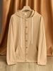 Men's Clothing Button-Up Linen Shirt – Oversized Casual Hooded Long-Sleeve (S-XXXL, Breathable Cotton-Linen Blend, Beach & Streetwear, Neutral Tones)_viptrois.com