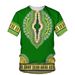 Men's Clothing Personality Abstract Pattern Digital Printing Short Sleeve Half Sleeve Creative T Shirt Clothes_viptrois.com