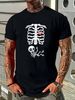 Halloween Maternity T-shirt Skeleton Ribcage Baby Pregnancy Costume Top Shirt Fashion Comfortable Soft Versatile Designer Clothes_viptrois.com