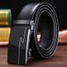 Men's Acrylic Automatic Buckle Belt Business Automatic Hemming Men's Belt Men's Belt_viptrois.com