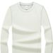 Thermotem Thermal Lyocell Cotton Long Sleeve Sweatshirt Solid Color Crew Neck T-Shirt Sports Casual Top Men's Outdoor_viptrois.com