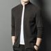 Pure 2025 Winter Wool Blend Men's Thickened 500g Fashion Trend Loose Casual Knitted Cardigan For Middle-aged Men_viptrois.com