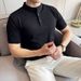 Ciphertext 2025 Douyin Popular New Chinese Stand-up Collar Men's Versatile Casual Henry Collar Short-sleeved Thin T-shirt_viptrois.com