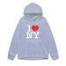 Cross-Border Travel Commemorative Love New York I LOVE NY Pullover Hoodie American Style Letter Print_viptrois.com