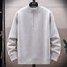 Men's Clothing Men's Fleece-Lined Half-Zip Sweater - Stand Collar Knit Jacket For Winter_viptrois.com