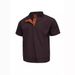 Men's Corduroy Henley Shirt - Short Sleeve Casual T-Shirt With Button Placket (S-5XL, Breathable Polyester, Relaxed Fit)_viptrois.com