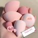 Makeup Egg 8 Pieces Super Soft Sponge Air Cushion Powder Puff Makeup Egg Delicate Guo Xiaoniu Houndstooth Powder_viptrois.com