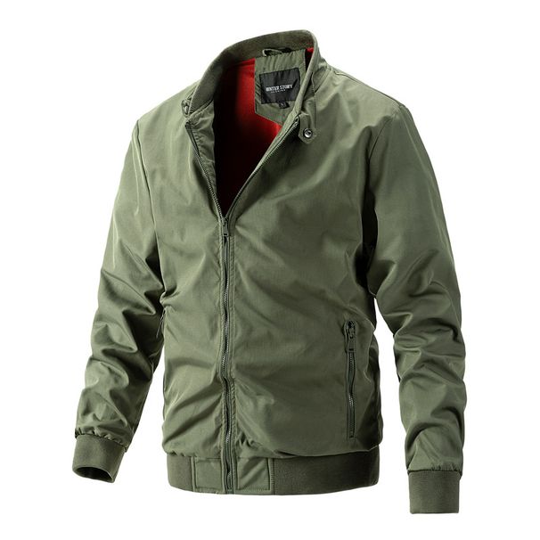 Men's Jackets, Spring And Autumn Casual Thin Baseball Jackets, Fashionable Work Jackets, Flight Jackets, Men's Wear_viptrois.com