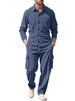 Cross-Border European And American Casual Sports Lapel Cardigan Long Sleeve Two-Piece Set Men's Loose Corduroy_viptrois.com
