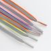 Hollow Flat Color Polyester LACES Fit Canvas Shoes Board Shoes Small White Shoes_viptrois.com