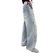 F8806 Embroidered Denim New Children's Miscellaneous European And American Jeans_viptrois.com