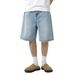 Men's Denim Shorts Style Summer Simple Straight Leg Loose Versatile Casual Washed Pants_viptrois.com
