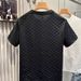 Men's Premium Short-Sleeve Polo Shirt – Lightweight Summer Casual Top With Plaid Pattern & Round Neck (Black/White)_viptrois.com