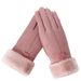 New Fashion Women Gloves Autumn Winter Cute Furry Warm Mitts Full Finger Mittens Women Outdoor Sport Female Gloves Screen_viptrois.com