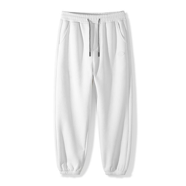 Men's Clothing Men's Trousers Waffle Sweatpants Men Autumn New Trendy Couple Loose Cuffs Drape Casual Trousers_viptrois.com