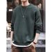 Loom Italian Retro Heavyweight Pineapple Pattern Sweater Men's Autumn Winter American Style Trendy Brand Crew Neck Inner Wear_viptrois.com