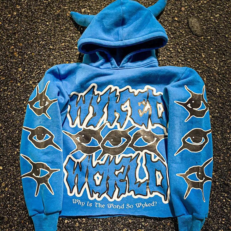 Men's Y2K Style Fashion Pattern Hoodie Harajuku Fashion Street Print Pullover Loose Casual Top_viptrois.com