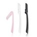 Black Eyebrow Razor Stainless Steel Blades Foldable Precise Trimmer For Eyebrows Facial Hair_viptrois.com